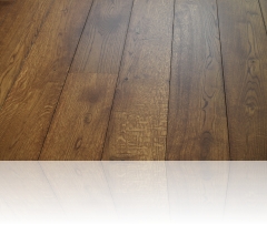 chestnut earth stain on oak extra matt